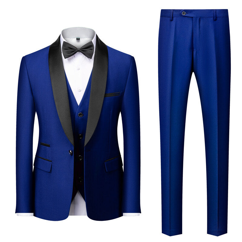 PHILIP™ | Smoking de soirée pour homme avec bordures en satin