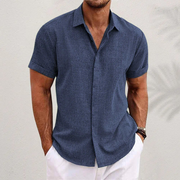 PHILIP™ | T-shirt en lin à manches courtes