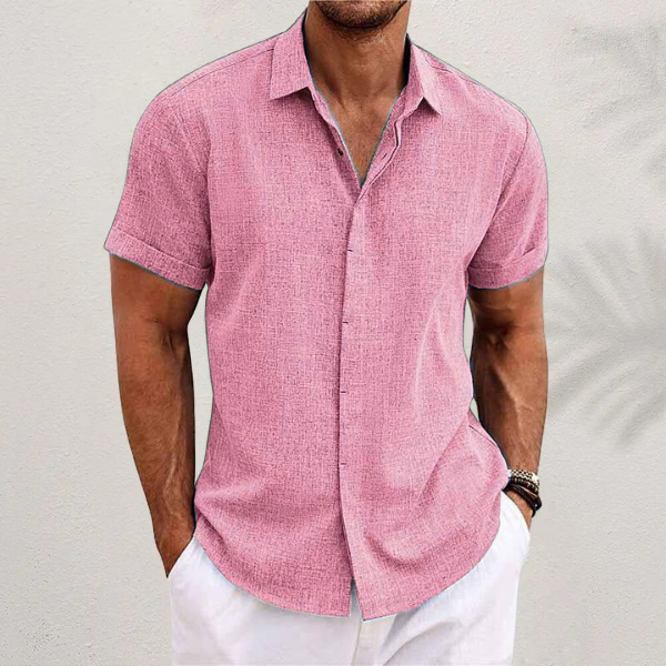 PHILIP™ | T-shirt en lin à manches courtes