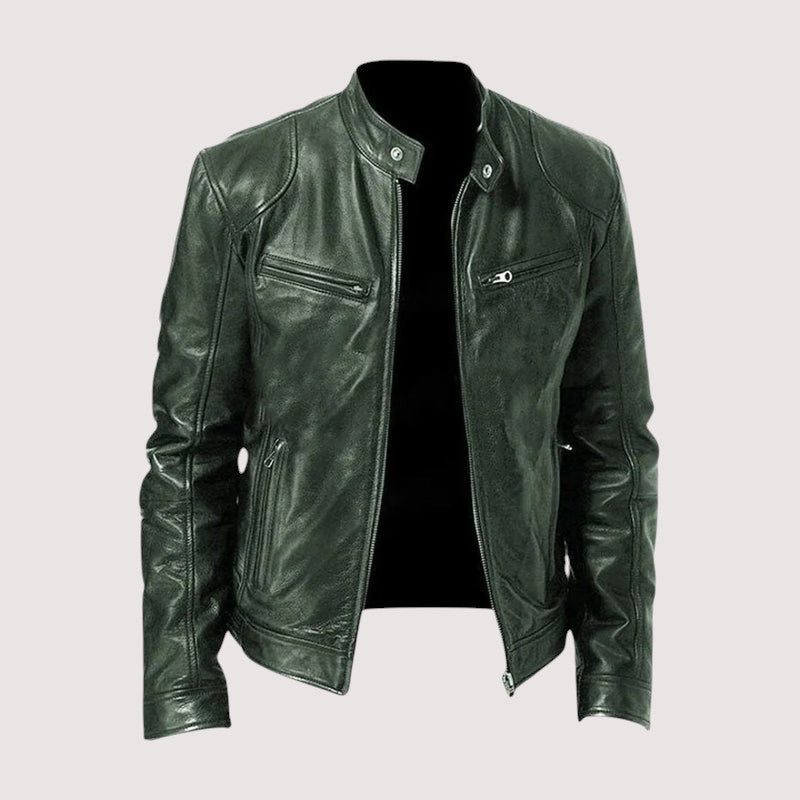 PHILIP | VESTE EN CUIR ÉLÉGANTE