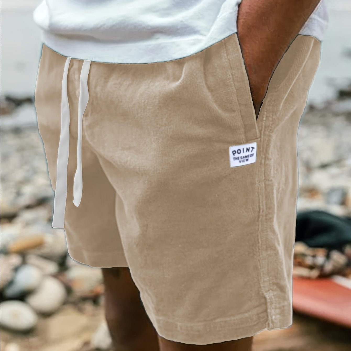 PHILIP™ | Short à cordon de serrage et à côtes