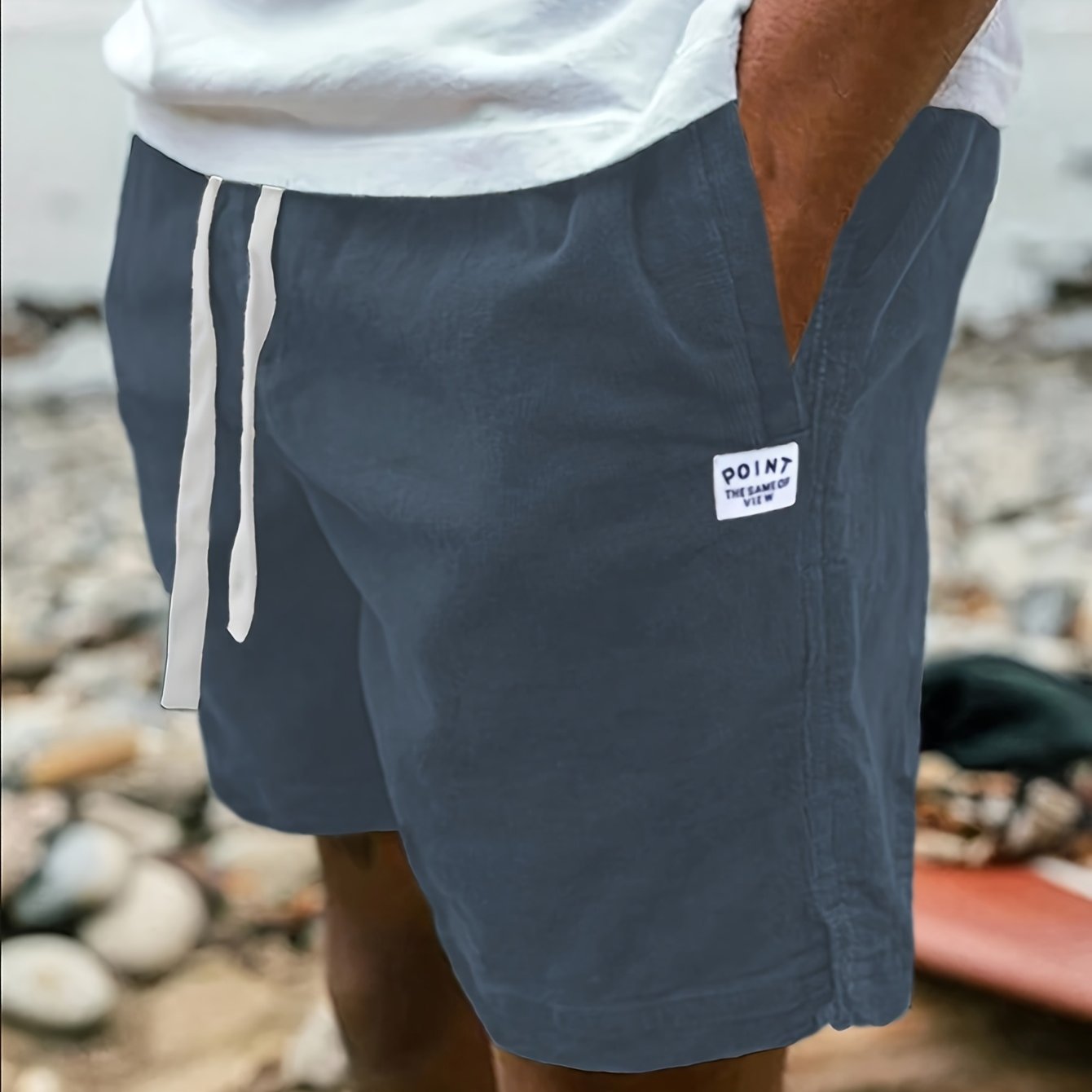 PHILIP™ | Short à cordon de serrage et à côtes