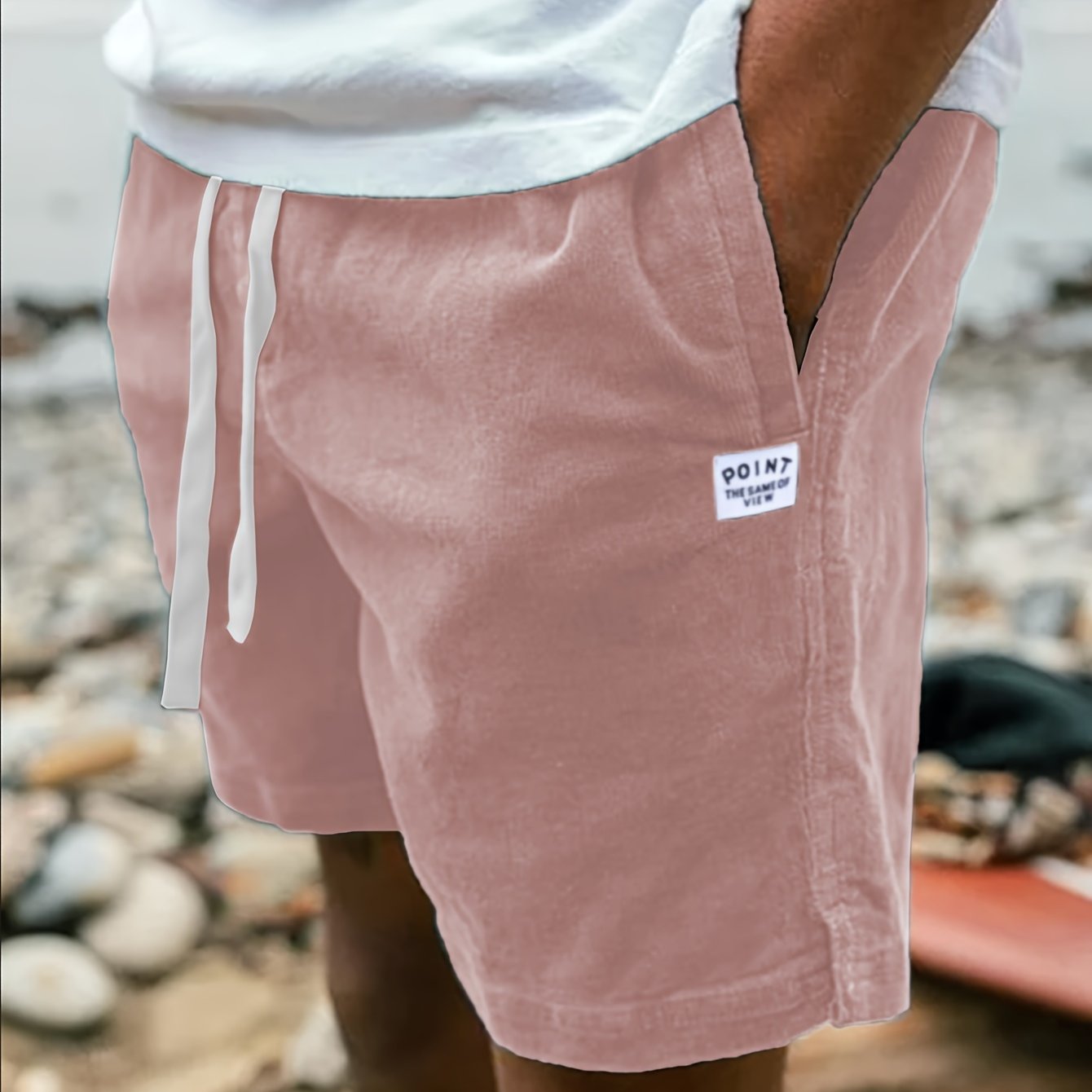 PHILIP™ | Short à cordon de serrage et à côtes