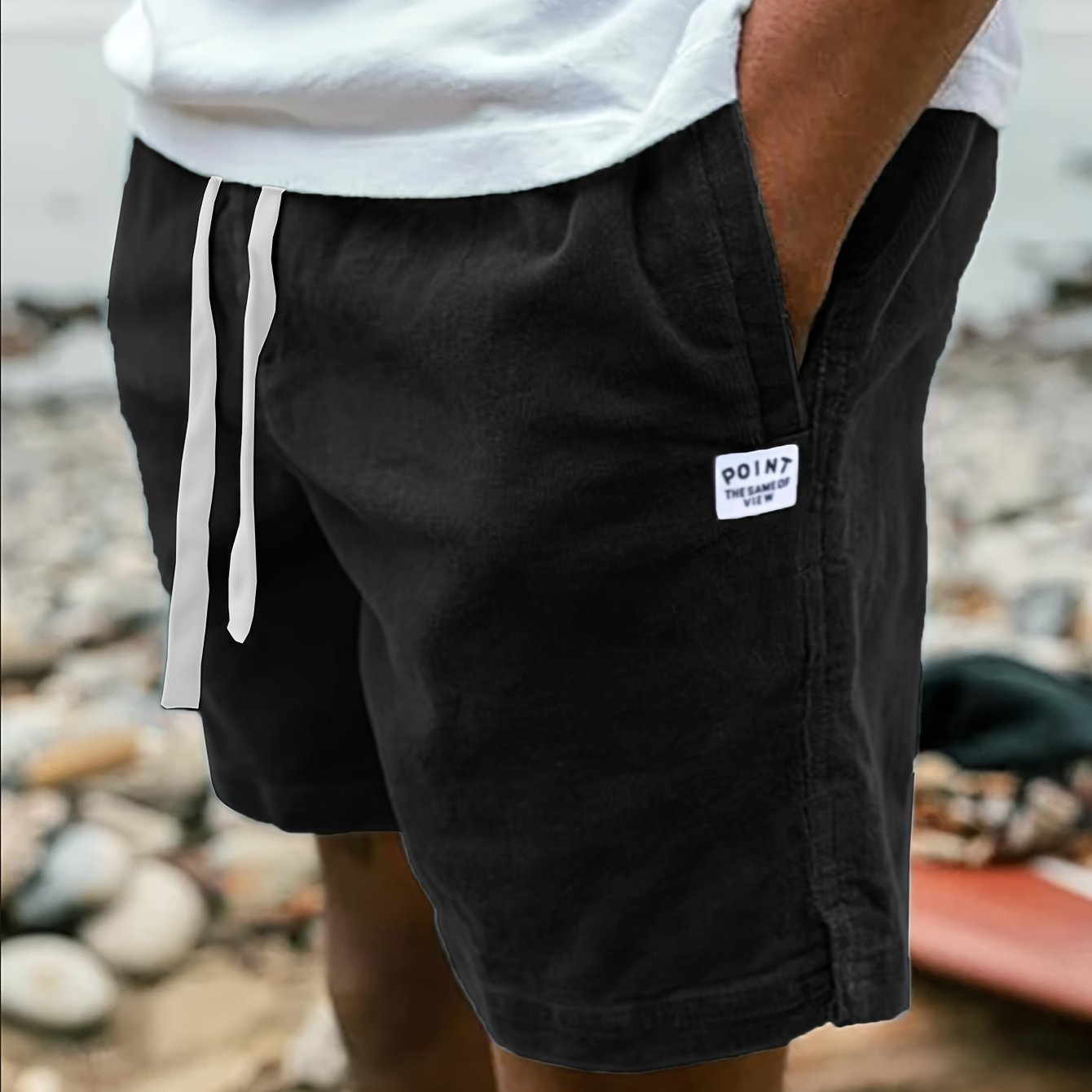 PHILIP™ | Short à cordon de serrage et à côtes
