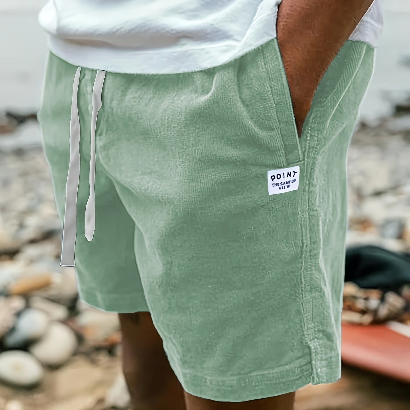 PHILIP™ | Short à cordon de serrage et à côtes