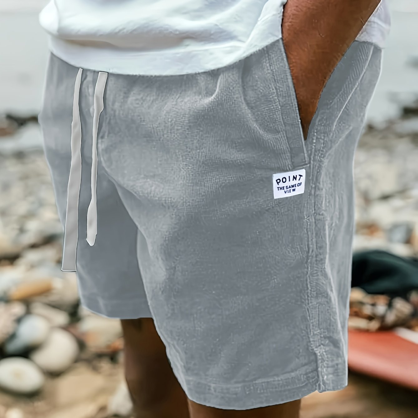 PHILIP™ | Short à cordon de serrage et à côtes