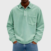 PHILIP | CHEMISE À MANCHES LONGUES EN VELOURS COURRU