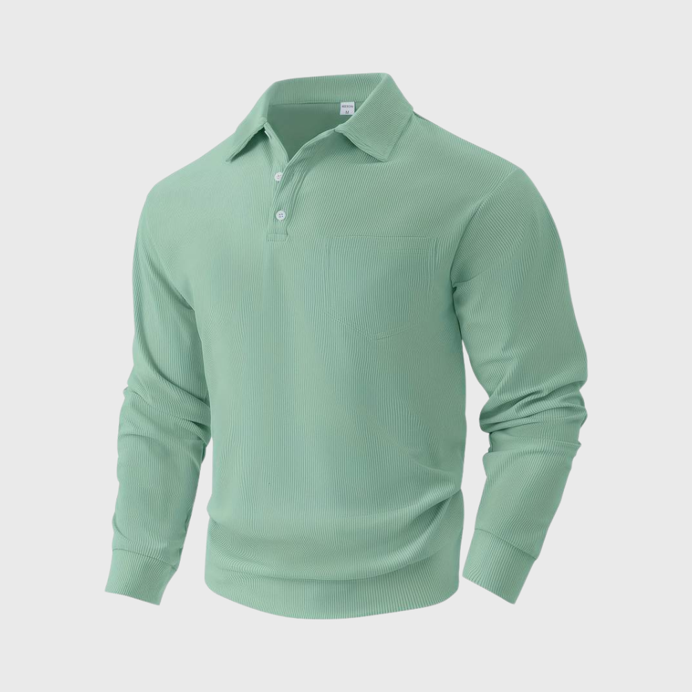 PHILIP | CHEMISE À MANCHES LONGUES EN VELOURS COURRU