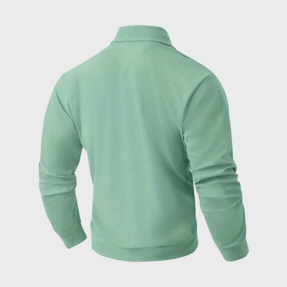 PHILIP | CHEMISE À MANCHES LONGUES EN VELOURS COURRU