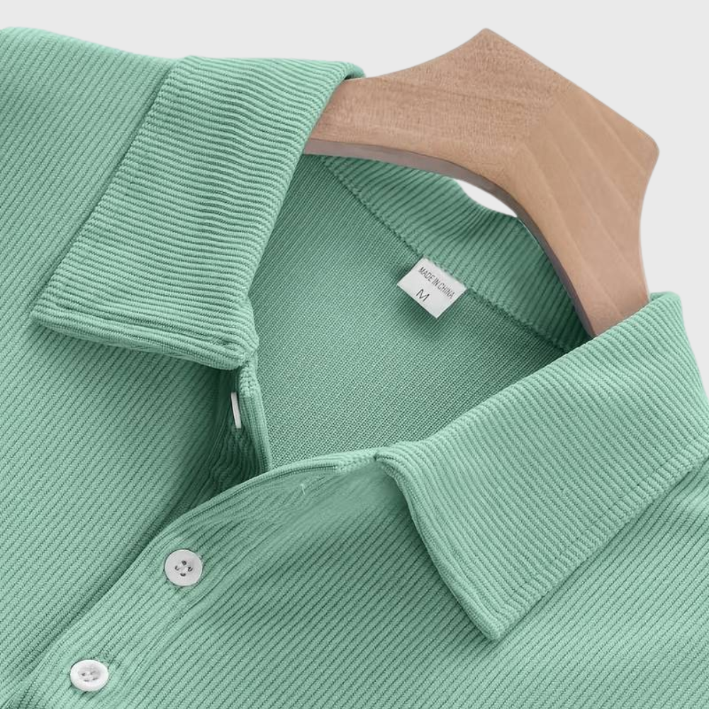 PHILIP | CHEMISE À MANCHES LONGUES EN VELOURS COURRU