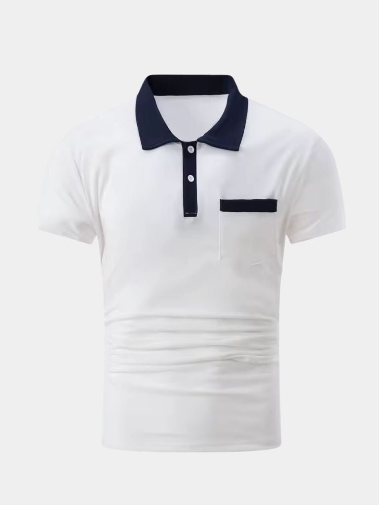 PHILIP™ | Polo à col contrasté
