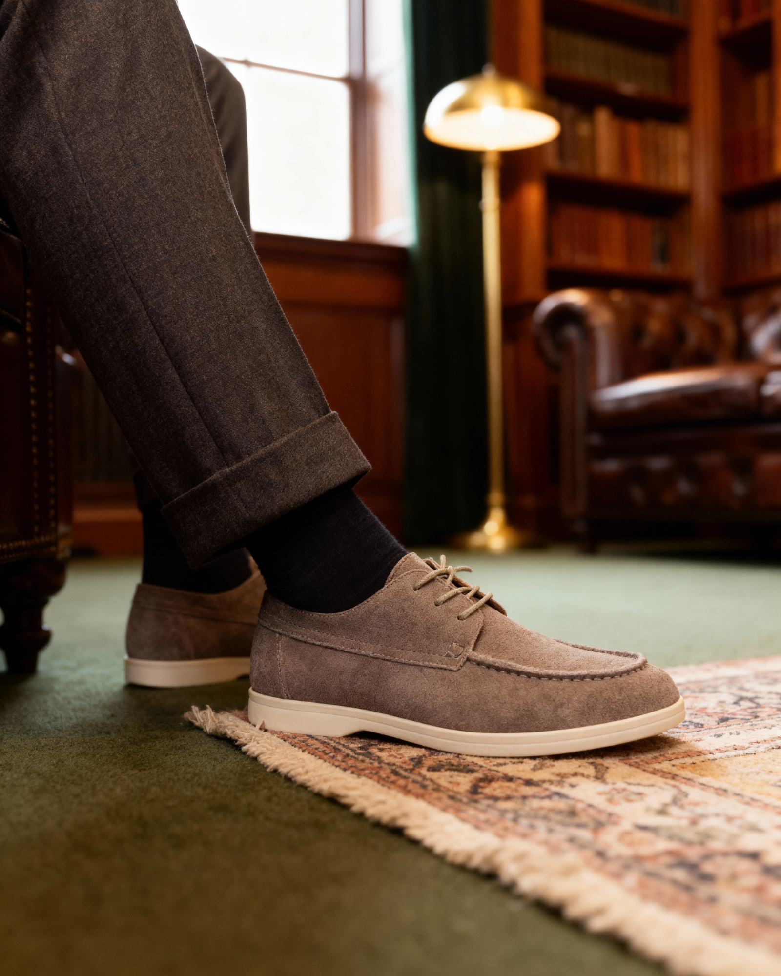 PHILIP | CHAUSSURES À LACETS EN SUÈDE DE HAUTE QUALITÉ