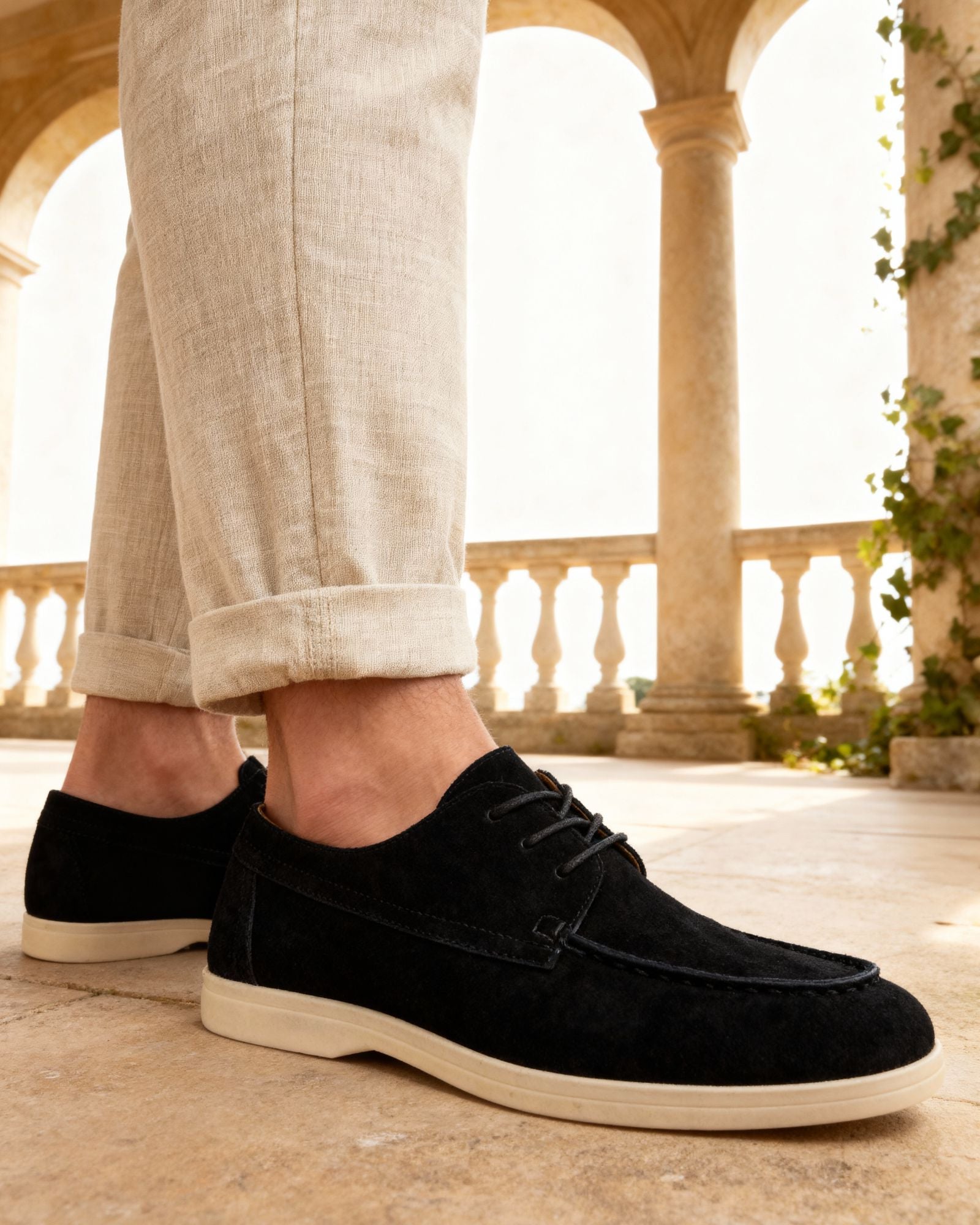 PHILIP | CHAUSSURES À LACETS EN SUÈDE DE HAUTE QUALITÉ