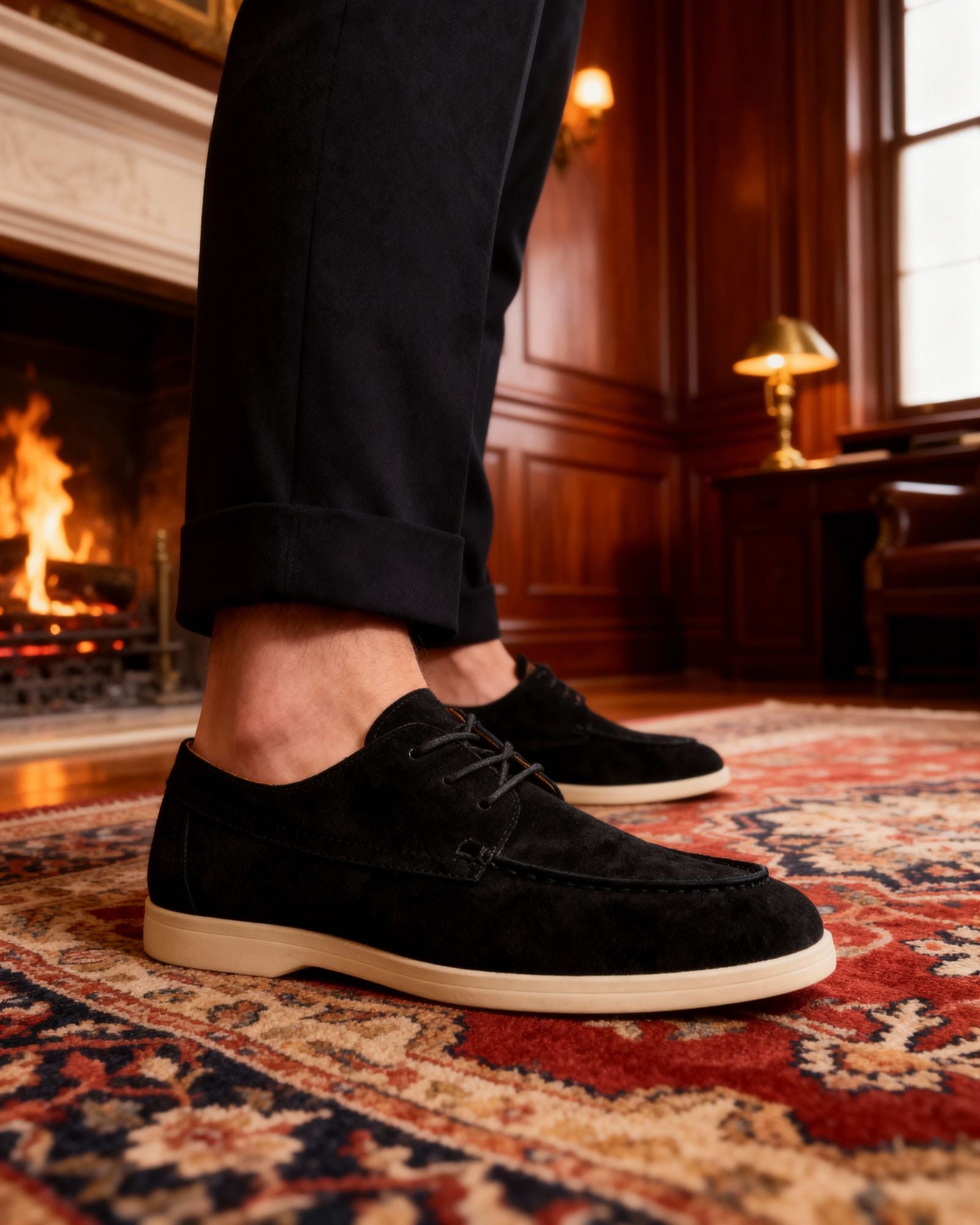 PHILIP | CHAUSSURES À LACETS EN SUÈDE DE HAUTE QUALITÉ