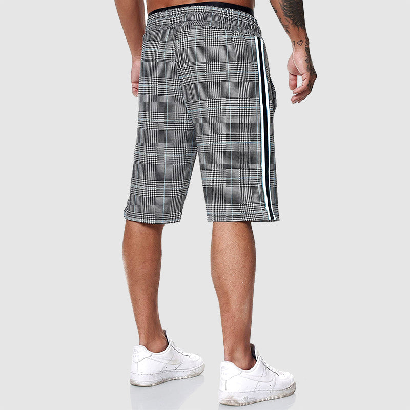 PHILIP™ | Short à cordon de serrage à carreaux pour homme