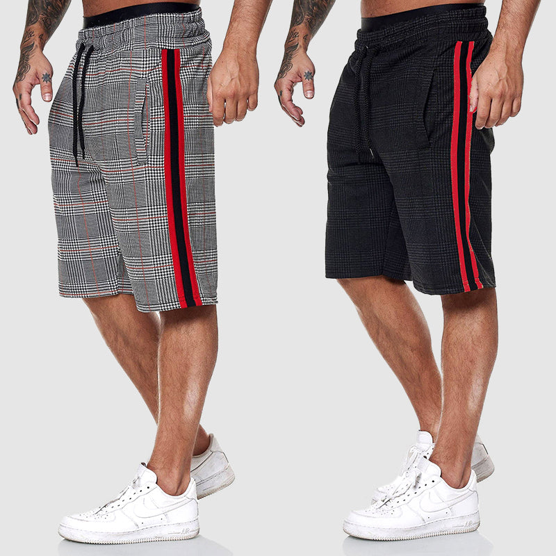 PHILIP™ | Short à cordon de serrage à carreaux pour homme