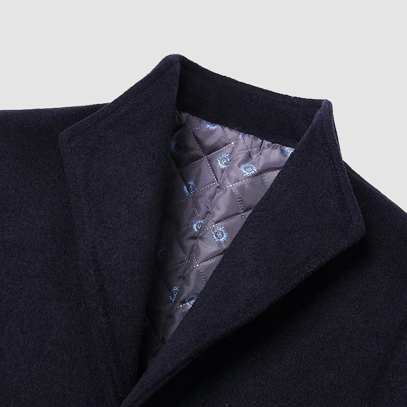 PHILIP™ | Manteau pour homme en laine et viscose avec doublure en Nanosilk