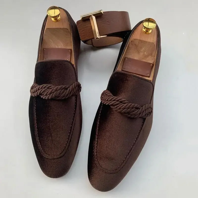 PHILIP™ | Mocassins sans lacets en daim vegan pour homme