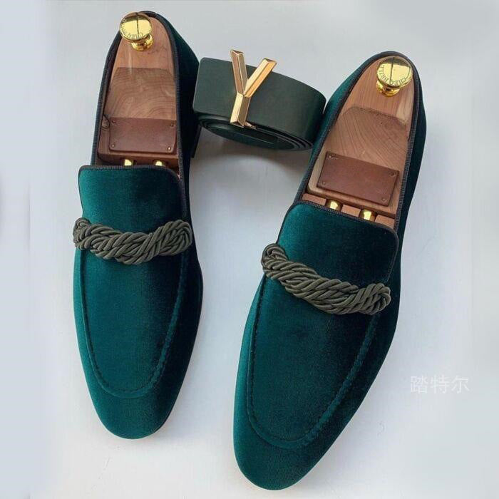 PHILIP™ | Mocassins sans lacets en daim vegan pour homme