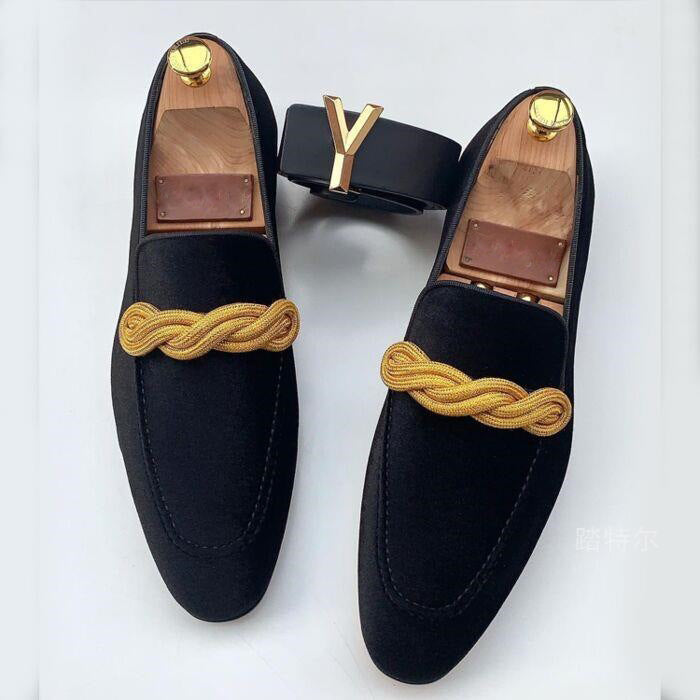 PHILIP™ | Mocassins sans lacets en daim vegan pour homme