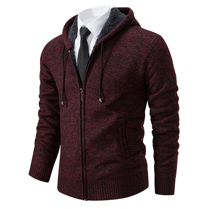 PHILIP | CARDIGAN EN POLAIRE AVEC FERMETURE ÉCLAIR