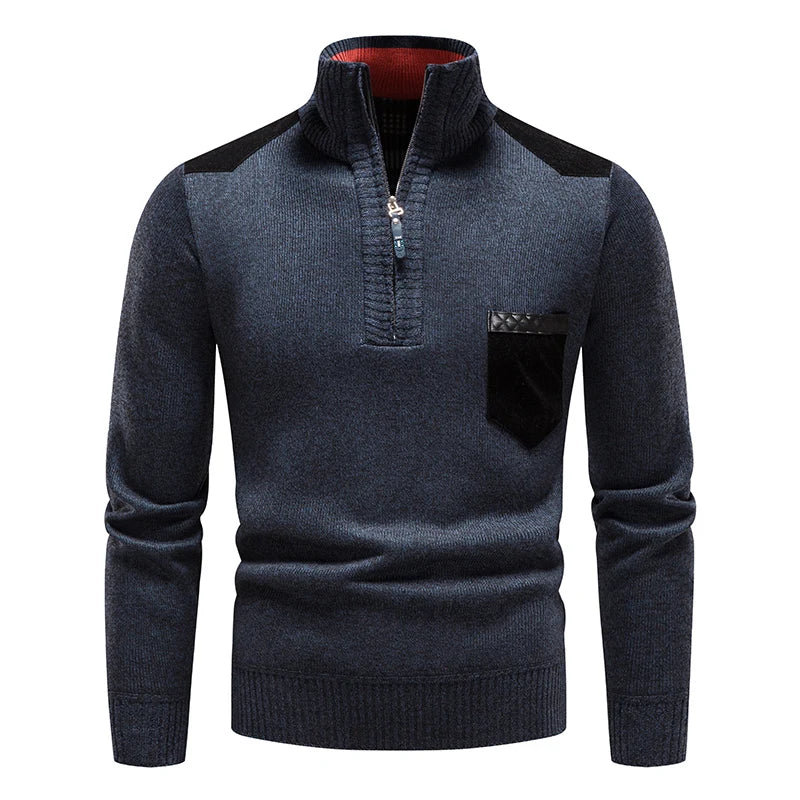 PHILIP | PULL EN POLAIRE POUR HOMME AVEC FERMETURE ÉCLAIR