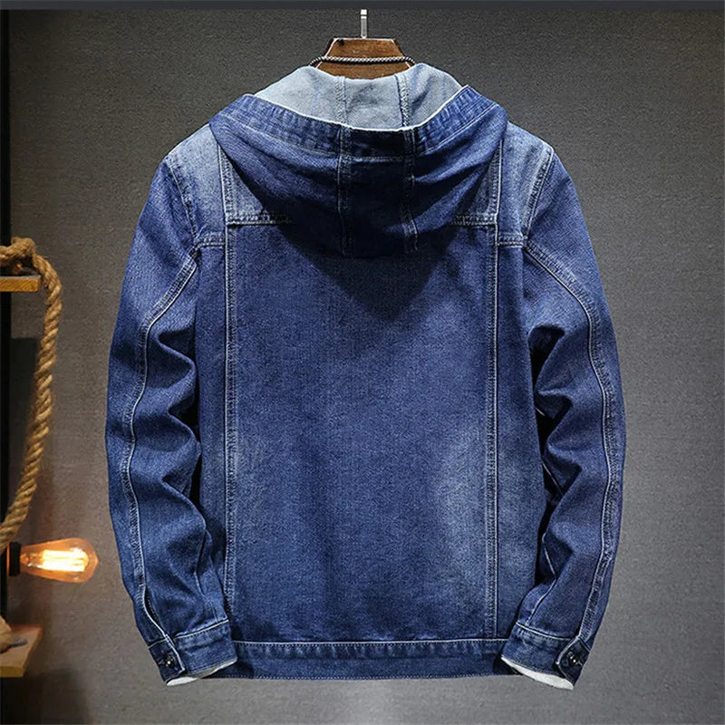 PHILIP | SWEAT À CAPUCHE EN JEAN RÉTRO