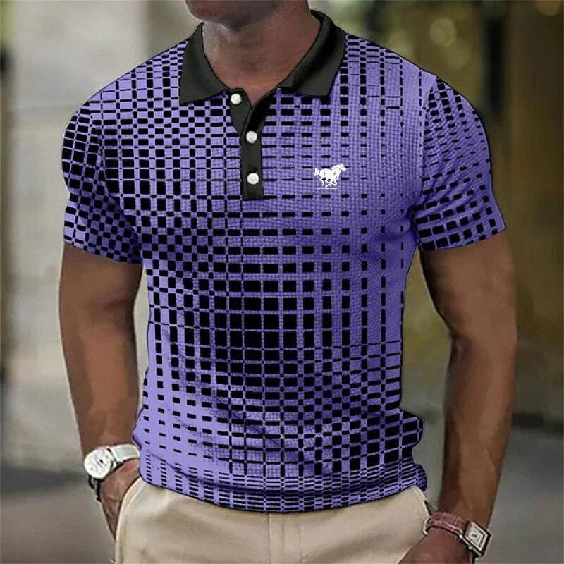 PHILIP™ | Polo imprimé en 3D pour homme
