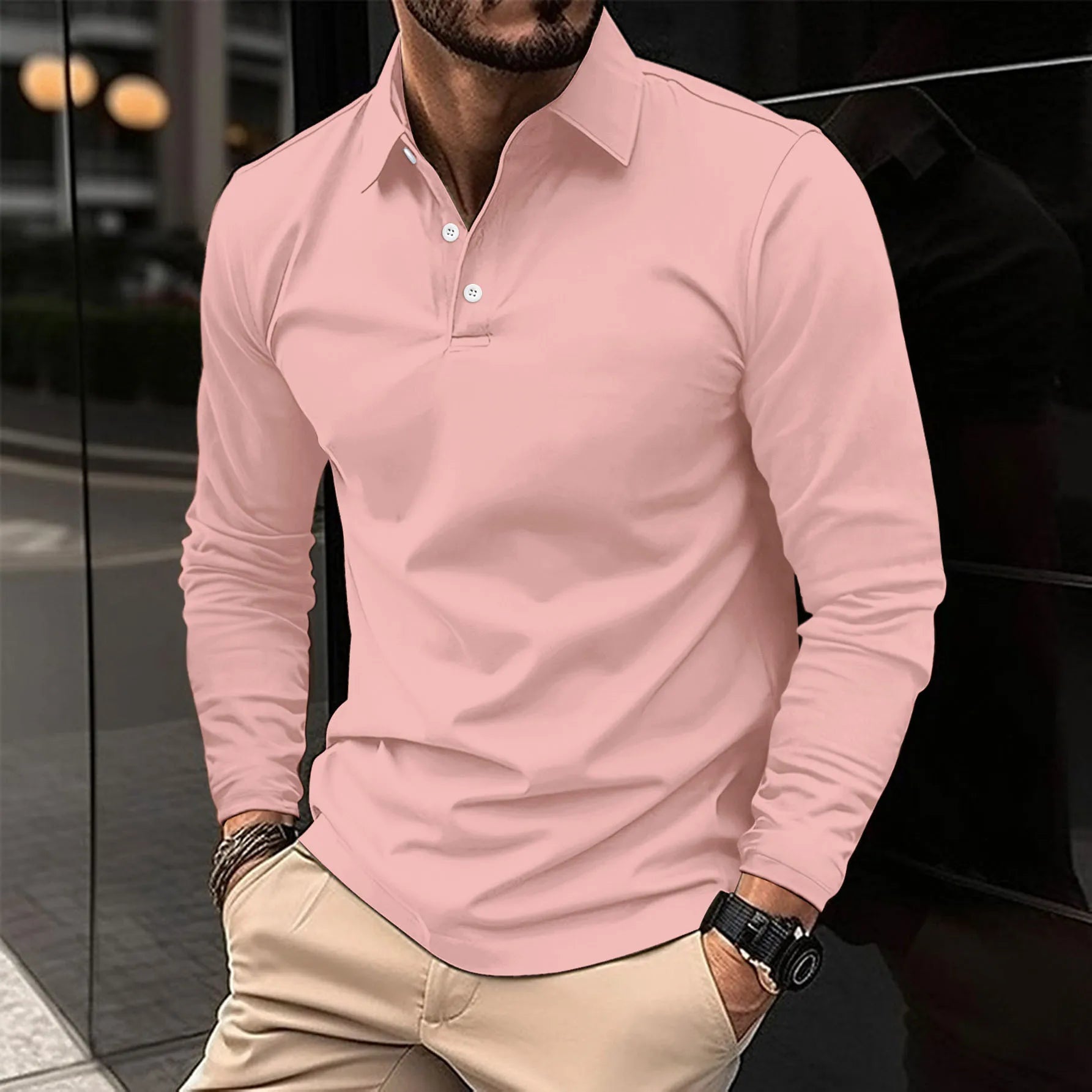 PHILIP™ | T-shirt à col et manches longues