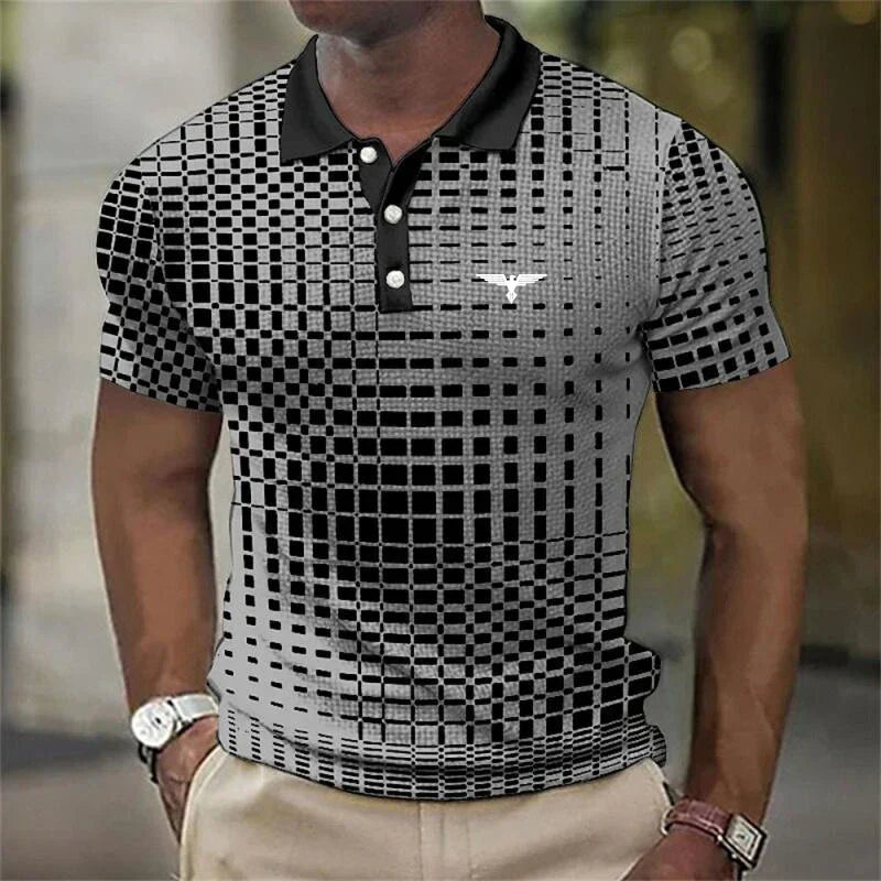 PHILIP™ | Polo imprimé en 3D pour homme