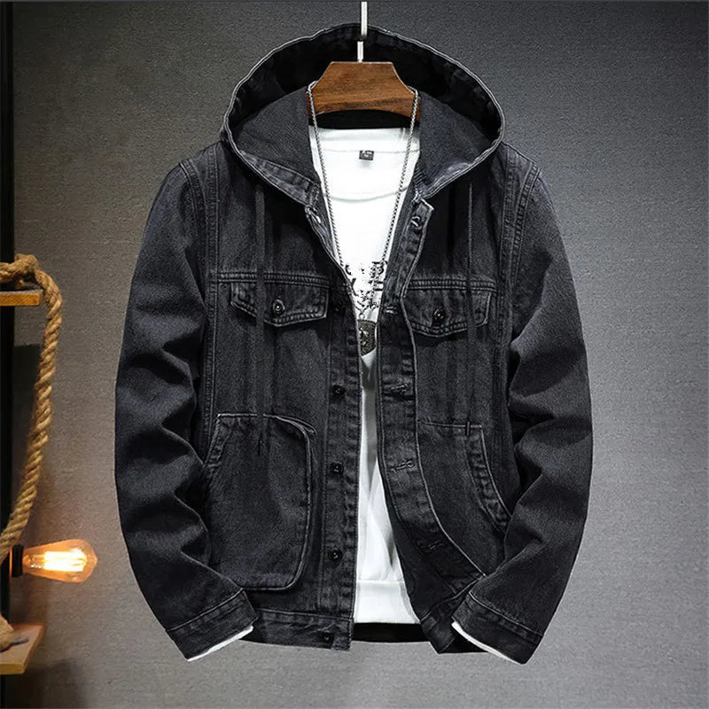 PHILIP | SWEAT À CAPUCHE EN JEAN RÉTRO