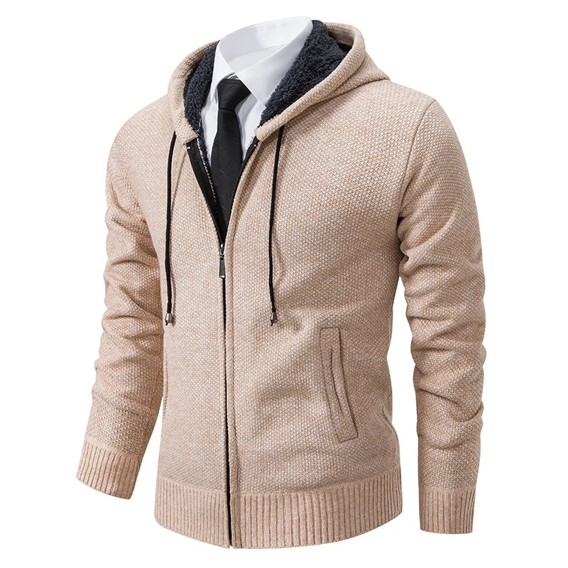 PHILIP | CARDIGAN EN POLAIRE AVEC FERMETURE ÉCLAIR