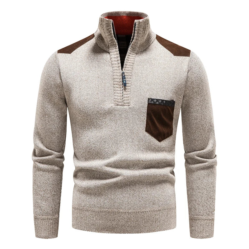 PHILIP | PULL EN POLAIRE POUR HOMME AVEC FERMETURE ÉCLAIR