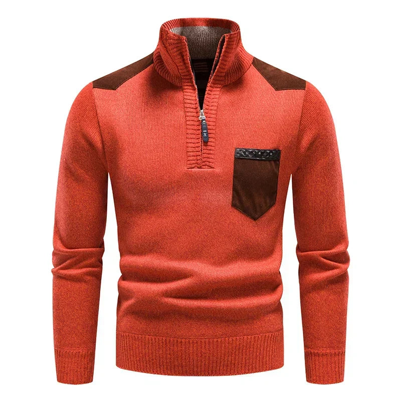 PHILIP | PULL EN POLAIRE POUR HOMME AVEC FERMETURE ÉCLAIR