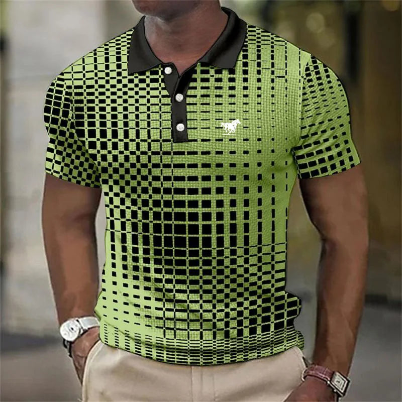 PHILIP™ | Polo imprimé en 3D pour homme