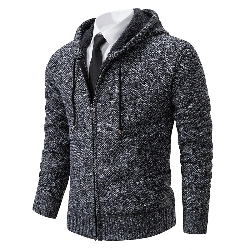 PHILIP | CARDIGAN EN POLAIRE AVEC FERMETURE ÉCLAIR