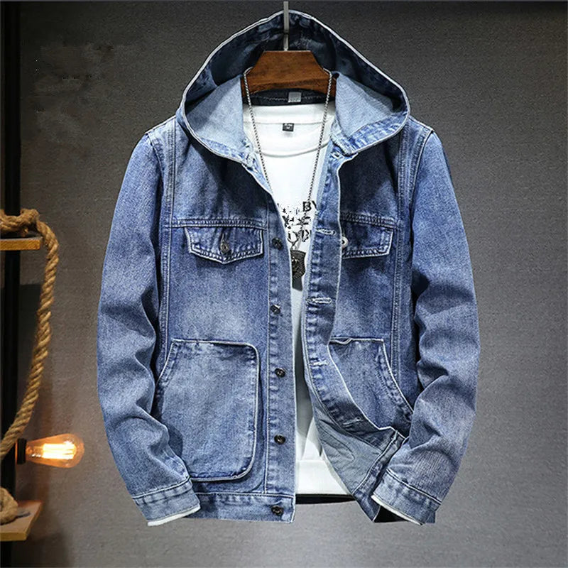 PHILIP | SWEAT À CAPUCHE EN JEAN RÉTRO