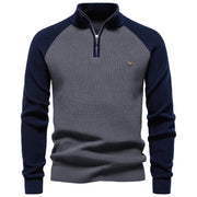 PHILIP | PULL À COL ZIP QUART DE LONG POUR HOMMES