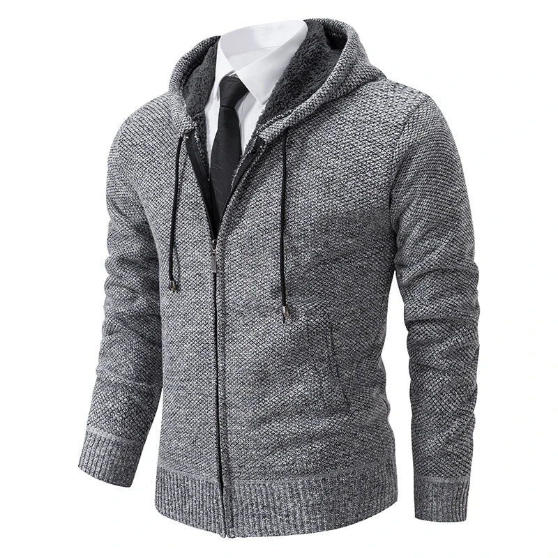 PHILIP | CARDIGAN EN POLAIRE AVEC FERMETURE ÉCLAIR