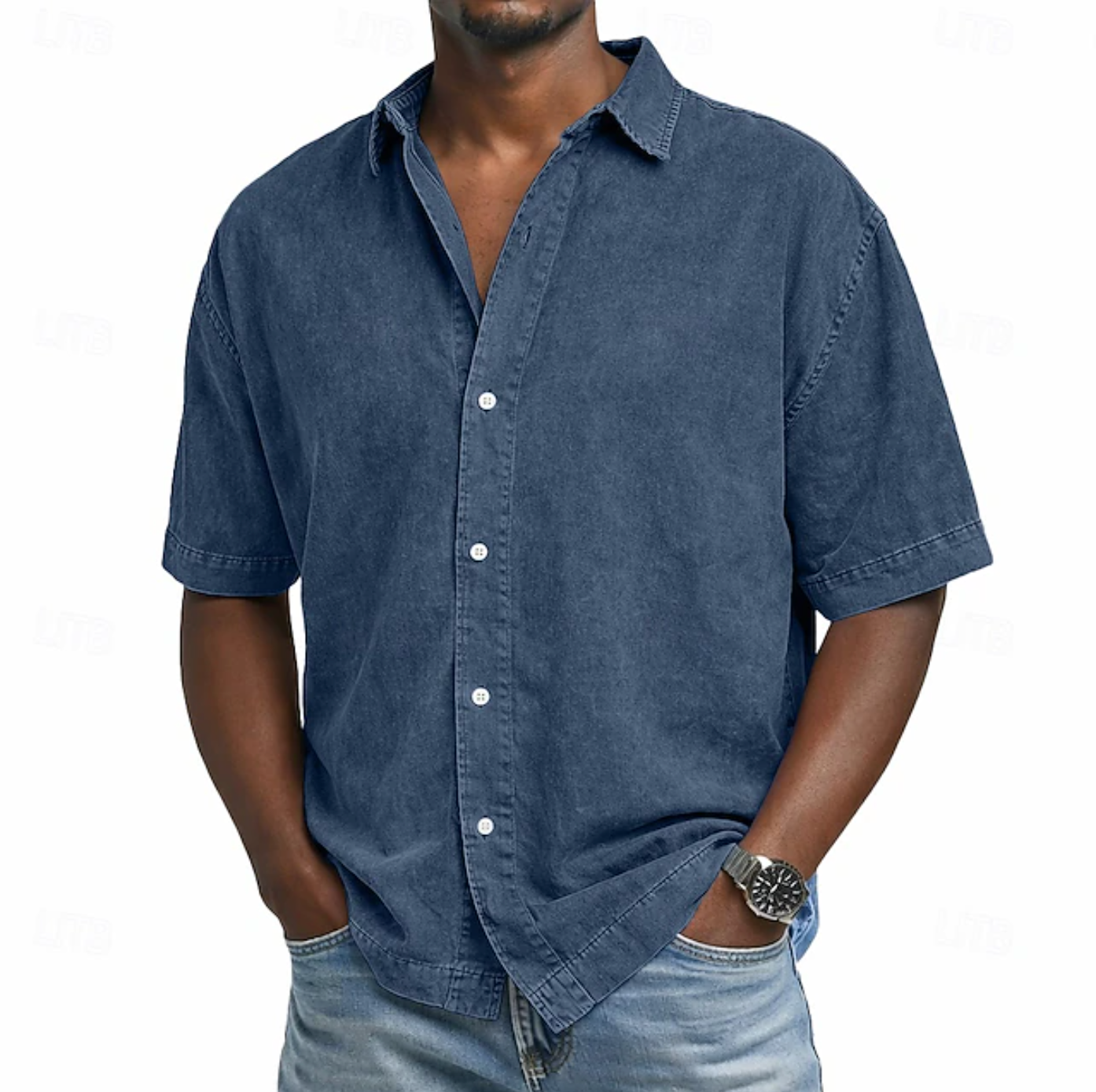 PHILIP™ | Chemise pour homme à effet « acid wash »