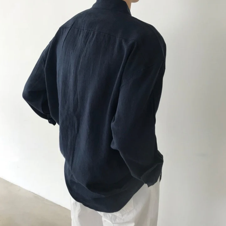 PHILIP™ | Chemise à poches en lin « Spargi » pour homme