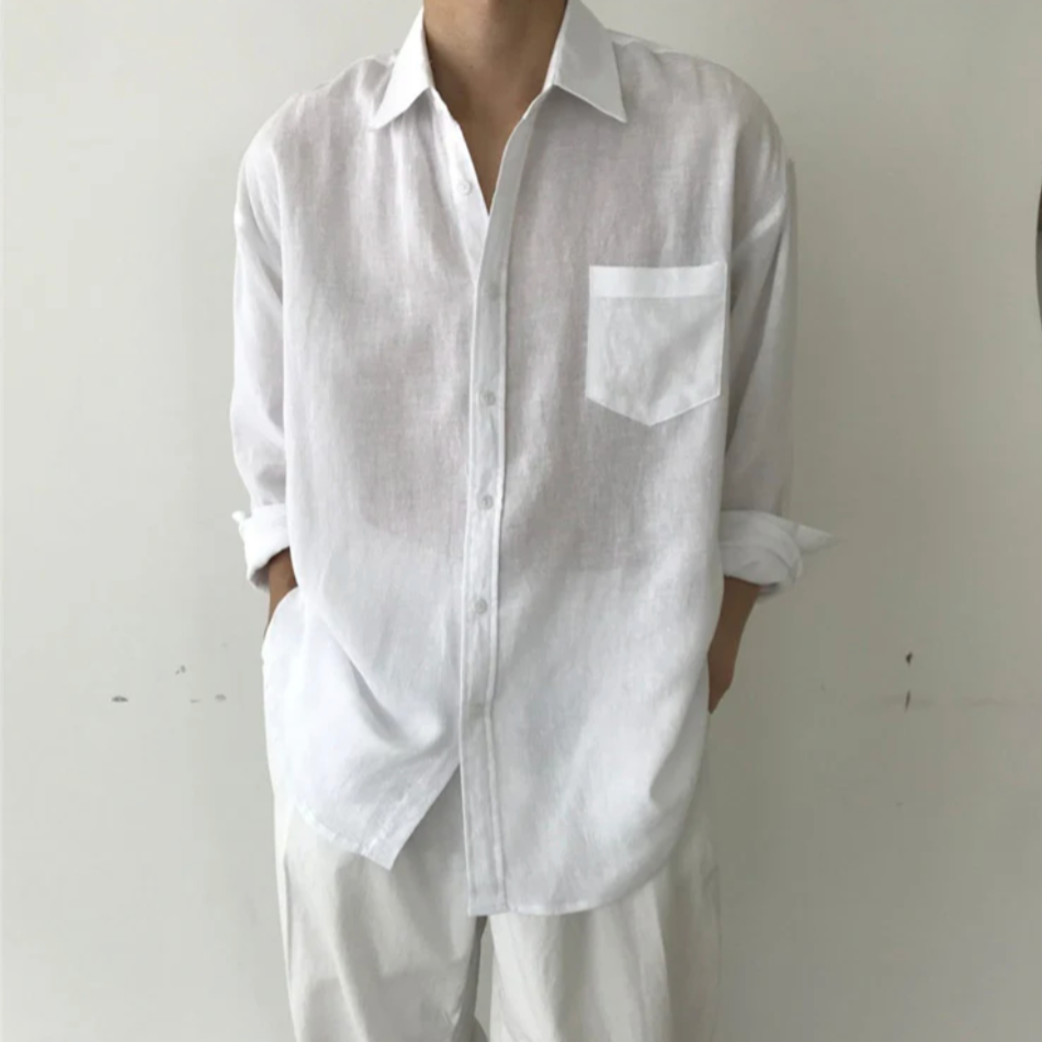 PHILIP™ | Chemise à poches en lin « Spargi » pour homme