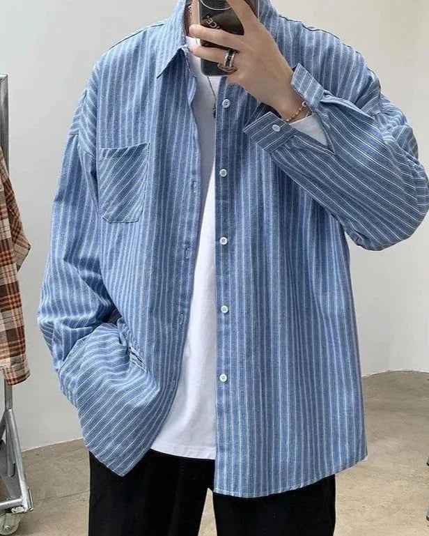 PHILIP | CHEMISE À RAYURES OVERSIZE