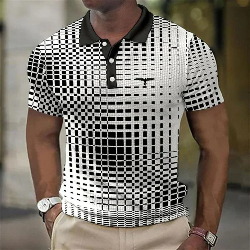 PHILIP™ | Polo imprimé en 3D pour homme