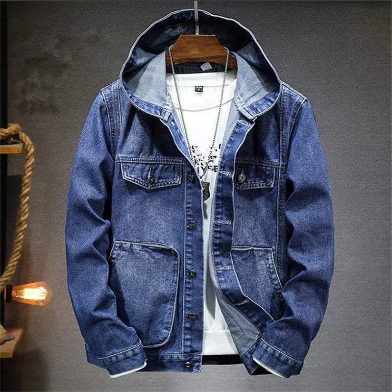 PHILIP | SWEAT À CAPUCHE EN JEAN RÉTRO