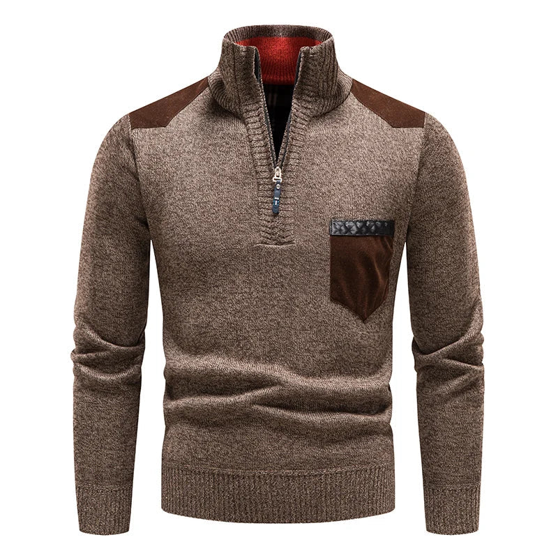 PHILIP | PULL EN POLAIRE POUR HOMME AVEC FERMETURE ÉCLAIR
