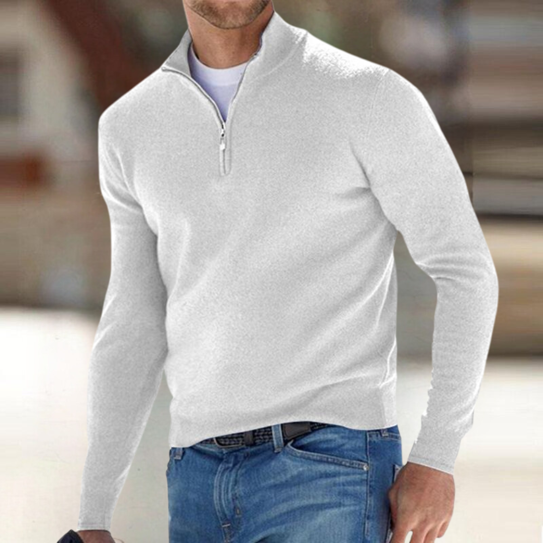 PHILIP | PULL À FERMETURE ÉCLAIR POUR HOMMES