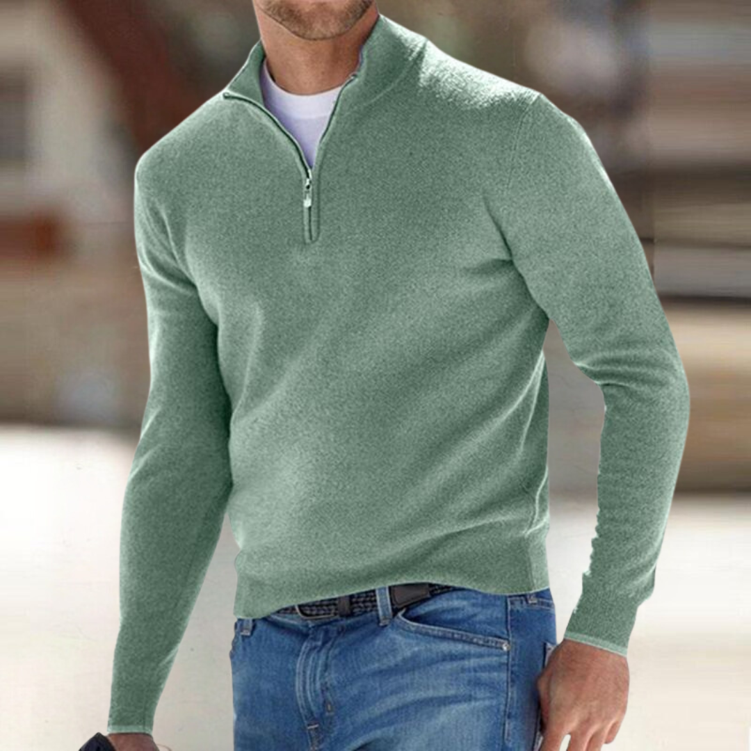 PHILIP | PULL À FERMETURE ÉCLAIR POUR HOMMES