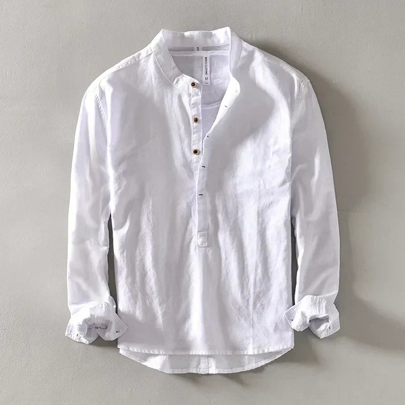 PHILIP | CHEMISE EN LIN MINIMALISTE