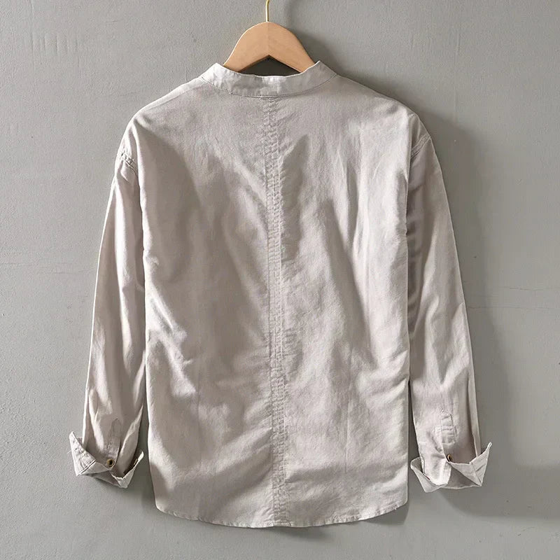 PHILIP | CHEMISE EN LIN MINIMALISTE